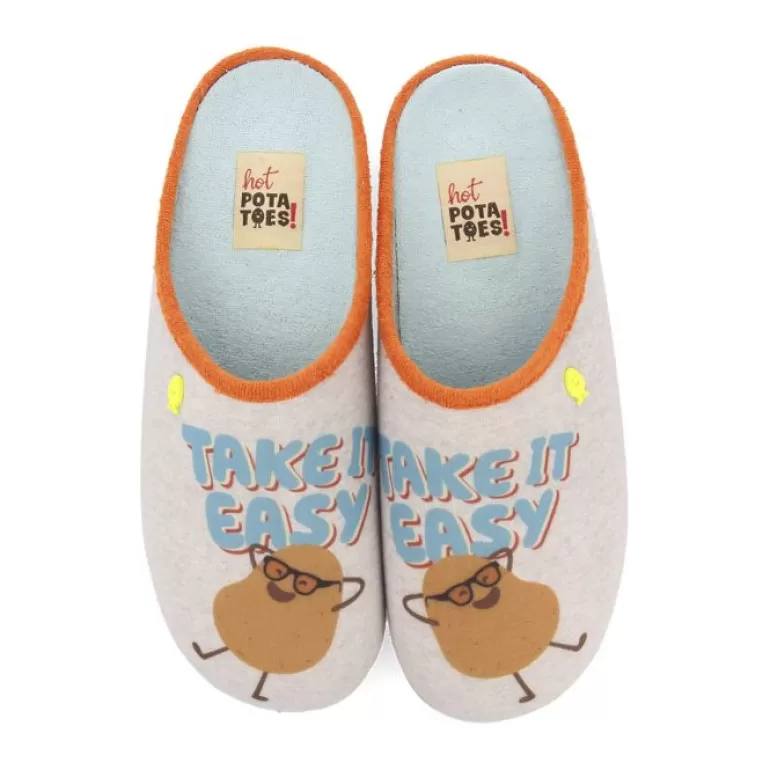 Gioseppo Slippers*Grey Hot Potatoes Slippers Ellicott
