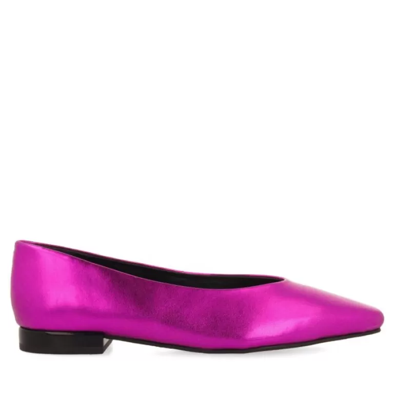 Gioseppo Ballet Pumps*Hamre Women'S Fuchsia Ballet Flats With Pointed Toes