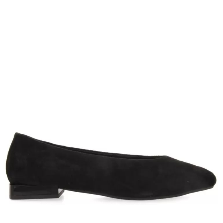 Gioseppo Ballet Pumps*Nacise Women'S Black Leather Ballet Flats