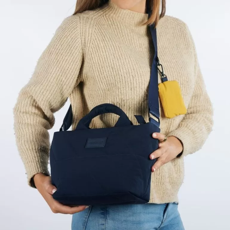 Gioseppo Shoulder Bags*Perg Navy Blue Crossbody Bag