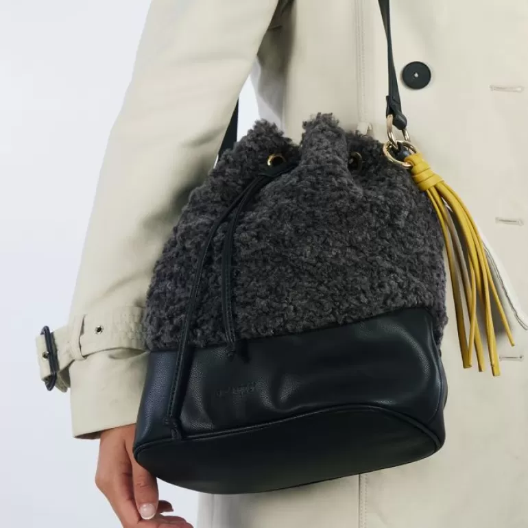 Gioseppo Shoulder Bags*Silsand Grey Boho Bag