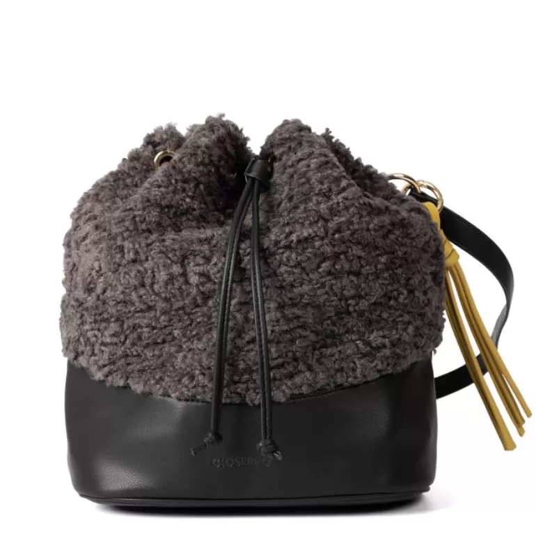 Gioseppo Shoulder Bags*Silsand Grey Boho Bag