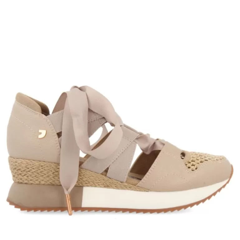 Gioseppo Sneakers*Tassin Women'S Beige Espadrille Sneakers
