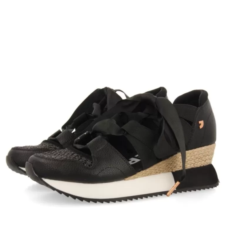 Gioseppo Sneakers*Tassin Women'S Black Espadrille Sneakers