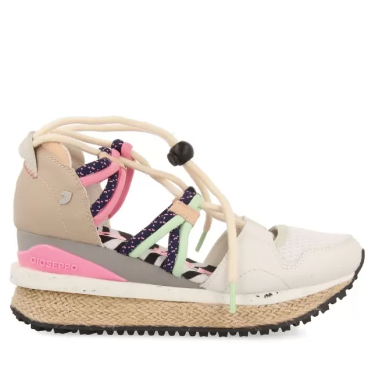 Gioseppo Sneakers*Tulare Black Espadrille Sneakers With Wedges